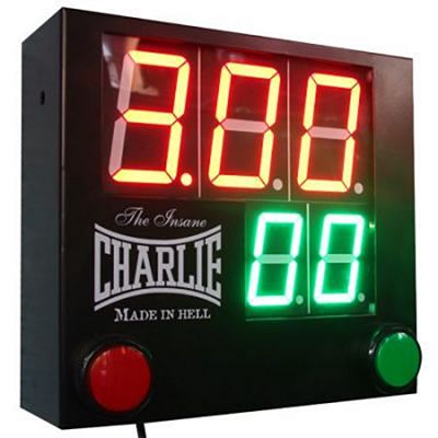 Charlie Boxing 3x1 Boxing Timer Preto