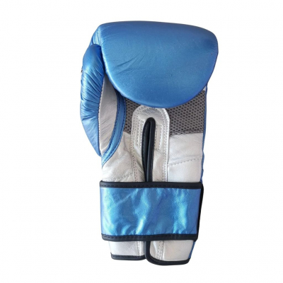 Charlie Boxing Gel Metallic Boxing Gloves Blå