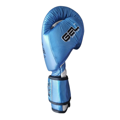 Charlie Boxing Gel Metallic Boxing Gloves Blå