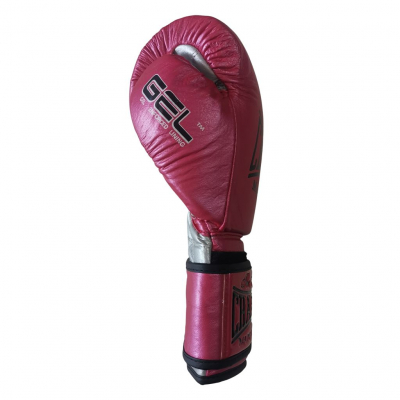 Charlie Boxing Gel Metallic Boxing Gloves Rot