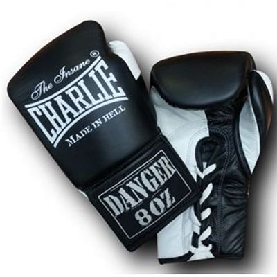 Charlie Boxing Guante Danger Cuerda Svart-Vit