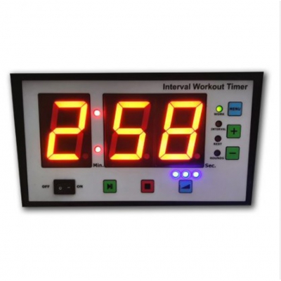 Charlie Boxing LCD Boxing Timer Nero