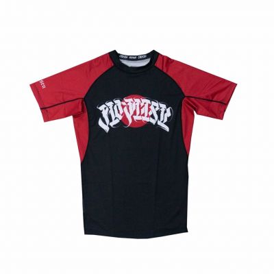 Chosen Calligraffiti V2 Rashguard Preto-Vermelho