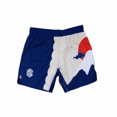 Chosen Coordinates V2 Fightshorts Blanc-Rouge