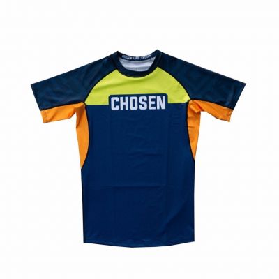 Chosen Earth V1 Rashguard Azul-Amarillo