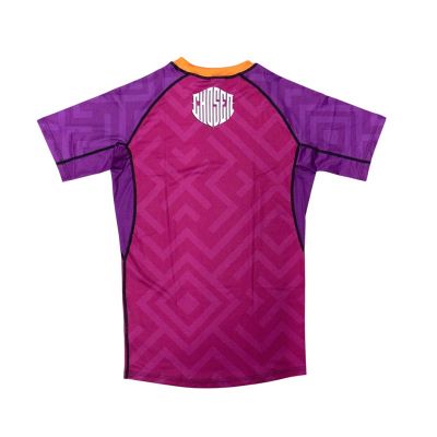 Chosen Earth V3 Rashguard Morado-Naranja
