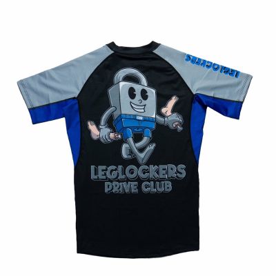 Chosen Leglockers Club Rashguard Negro-Gris