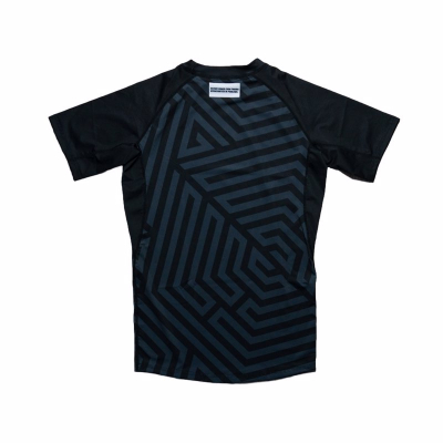 Chosen Monogram Rashguard Preto-Cinza