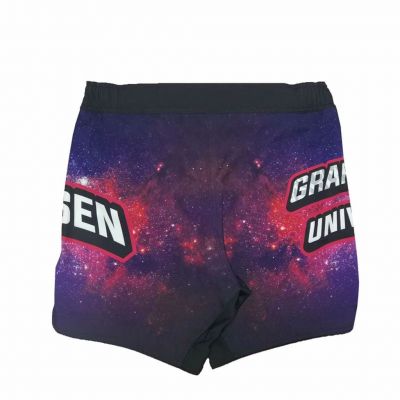 Chosen Universe Fight Shorts Schwarz-Lila