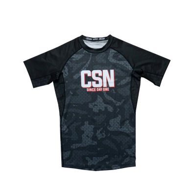 Chosen Urban Camo Rashguard Musta-Harmaa