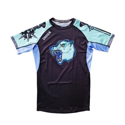 Chosen Wolf X Gunner Rashguard Negro-Verde