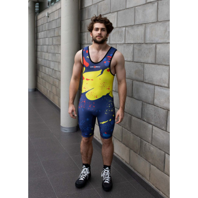 Combat Sport Enigma Navy Blu-Giallo