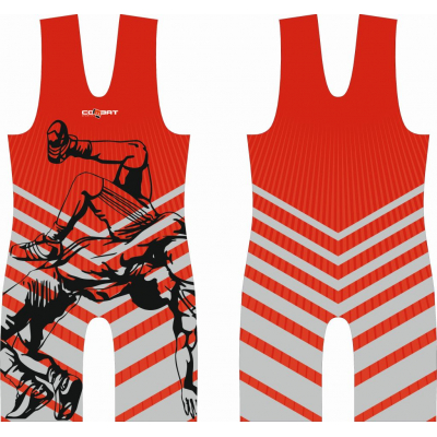 Combat Sport Stripes Vermelho