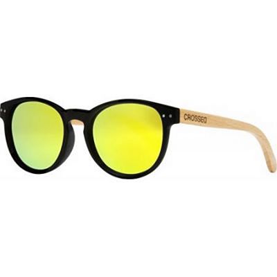 Crossed Saturno Zebra Negro Lente Amarillo-SZ004 Nero-Giallo