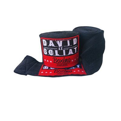 David Et Goliat Handwraps 550cm Nero-Rosso