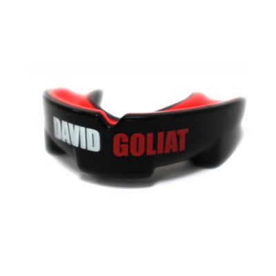 David Et Goliat Mouthguard Negro-Rojo