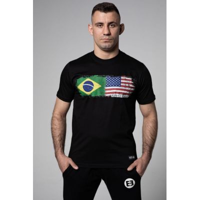 Elite Fightwear Flags T-shirt Svart