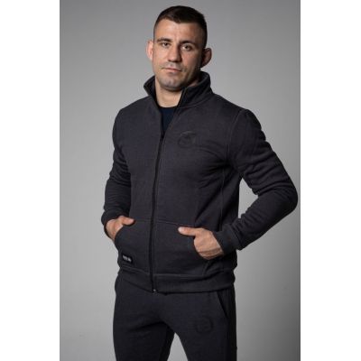 Elite Fightwear Logo Hoodie Cinza