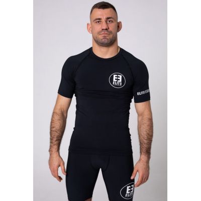 Elite Fightwear Logo Rashguard Black