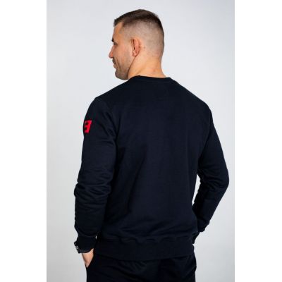 Elite Fightwear Regular Hoodie Nero-Rosso