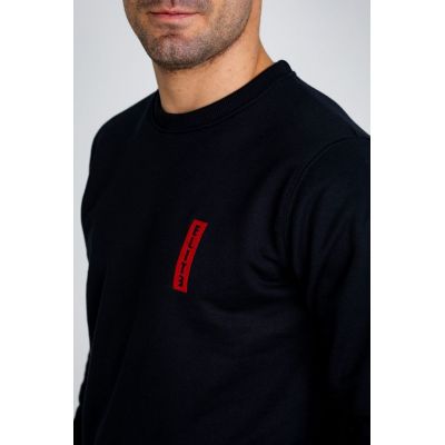 Elite Fightwear Regular Hoodie Noir-Rouge