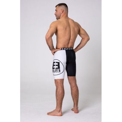 Elite Fightwear Vale Tudo Logo Preto-Branco