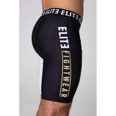 Elite Fightwear Vale Tudo Logo Preto-Branco