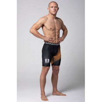 Elite Fightwear Vale Tudo Orange Schwarz-Gelb