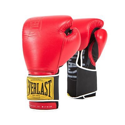 Everlast Guantes Boxeo Entrenamiento 1910 Classic Velcro Rojo