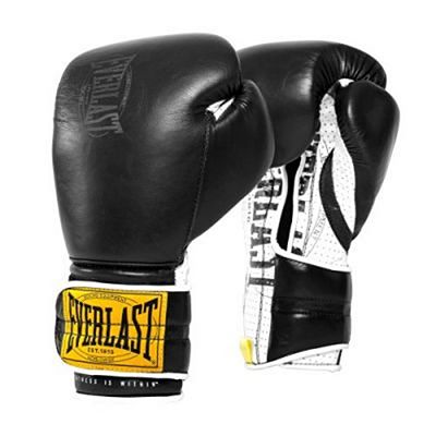 Everlast Guantes Boxeo Pro Sparring 1910 Velcro Negro