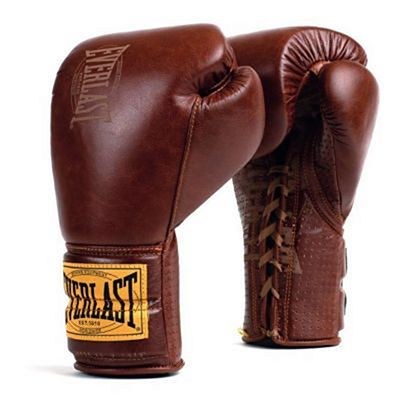 Everlast 1910 Sparring Lace Glove Brown