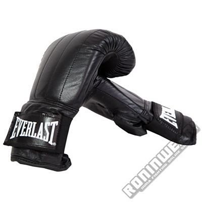 Everlast Zsákolókesztyű Bőr Fekete