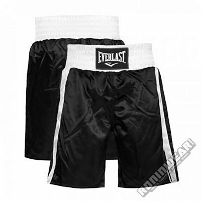 Everlast Boxing Trunks Black-White