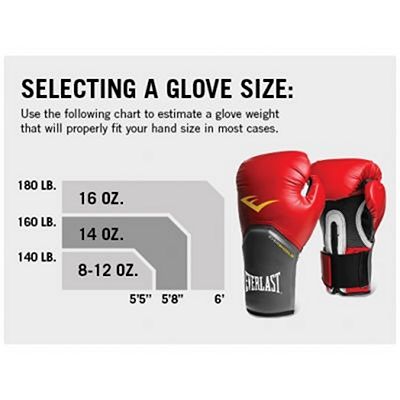 Everlast Guantes Entrenamiento Elite Pro Style Training Rojo