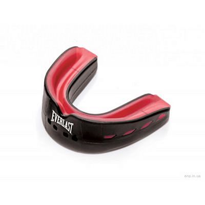 Everlast Evershield Double Mouthguard Black-Red