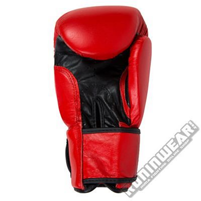 Everlast Leather Boxing Gloves Fighter Rot-Schwarz