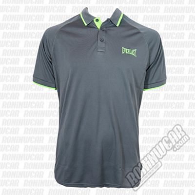 Everlast Fluo Polo Grau-Grün