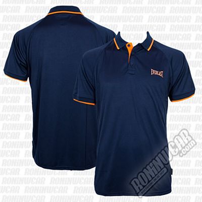 Everlast Fluo Polo Mörkblå-Orange