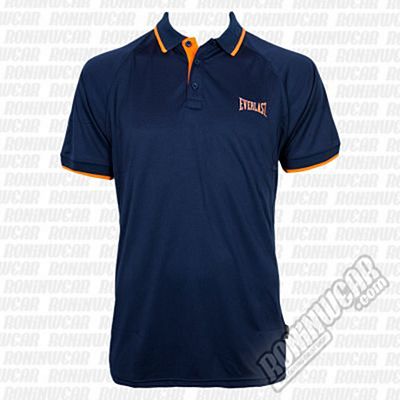 Everlast Fluo Polo Dunkelblau-Orange