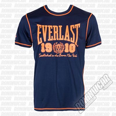 Everlast Fluo SL Tee Dunkelblau-Orange