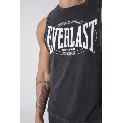 Everlast GARMENT DYE BIG LOGO N/S Preto