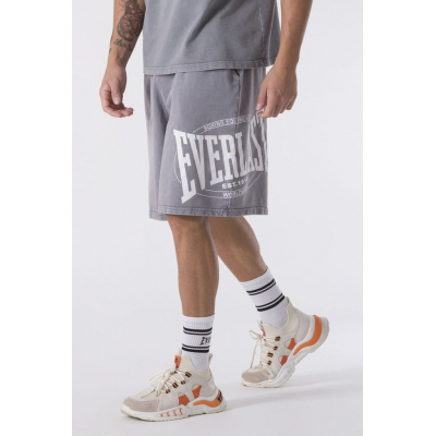 Everlast GARMENT WASHED Shorts Grau