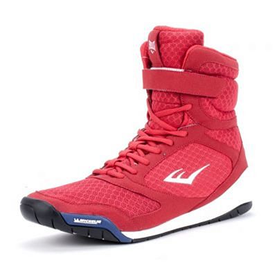 Everlast High Top Boxing Shoes Rouge