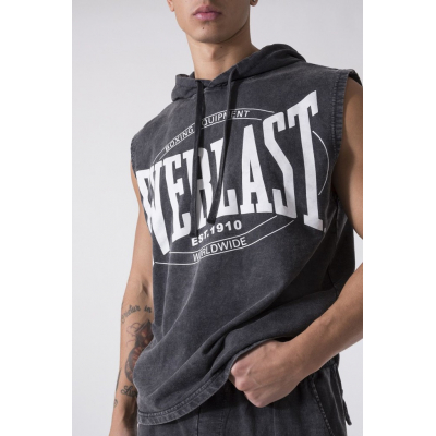 Everlast HOODED GARMENT WASHED Tank Top Preto