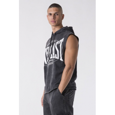 Everlast HOODED GARMENT WASHED Tank Top Noir