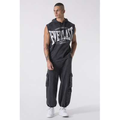 Everlast HOODED GARMENT WASHED Tank Top Preto