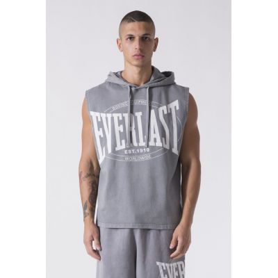 Everlast HOODED GARMENT WASHED Tank Top Grau