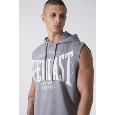 Everlast HOODED GARMENT WASHED Tank Top Cinza