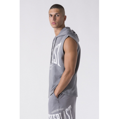 Everlast HOODED GARMENT WASHED Tank Top Grigio