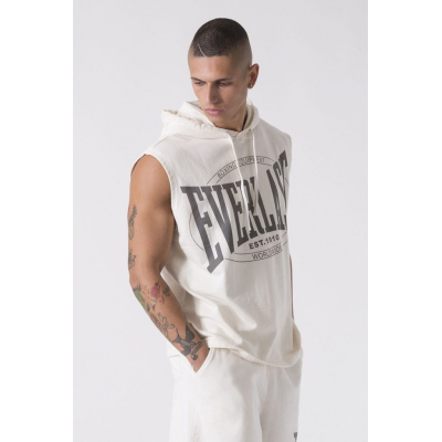 Everlast HOODED GARMENT WASHED Tank Top Bianco